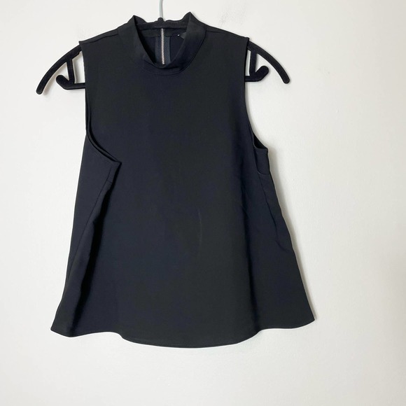 Express Black High Neck Blouse - Picture 1 of 4